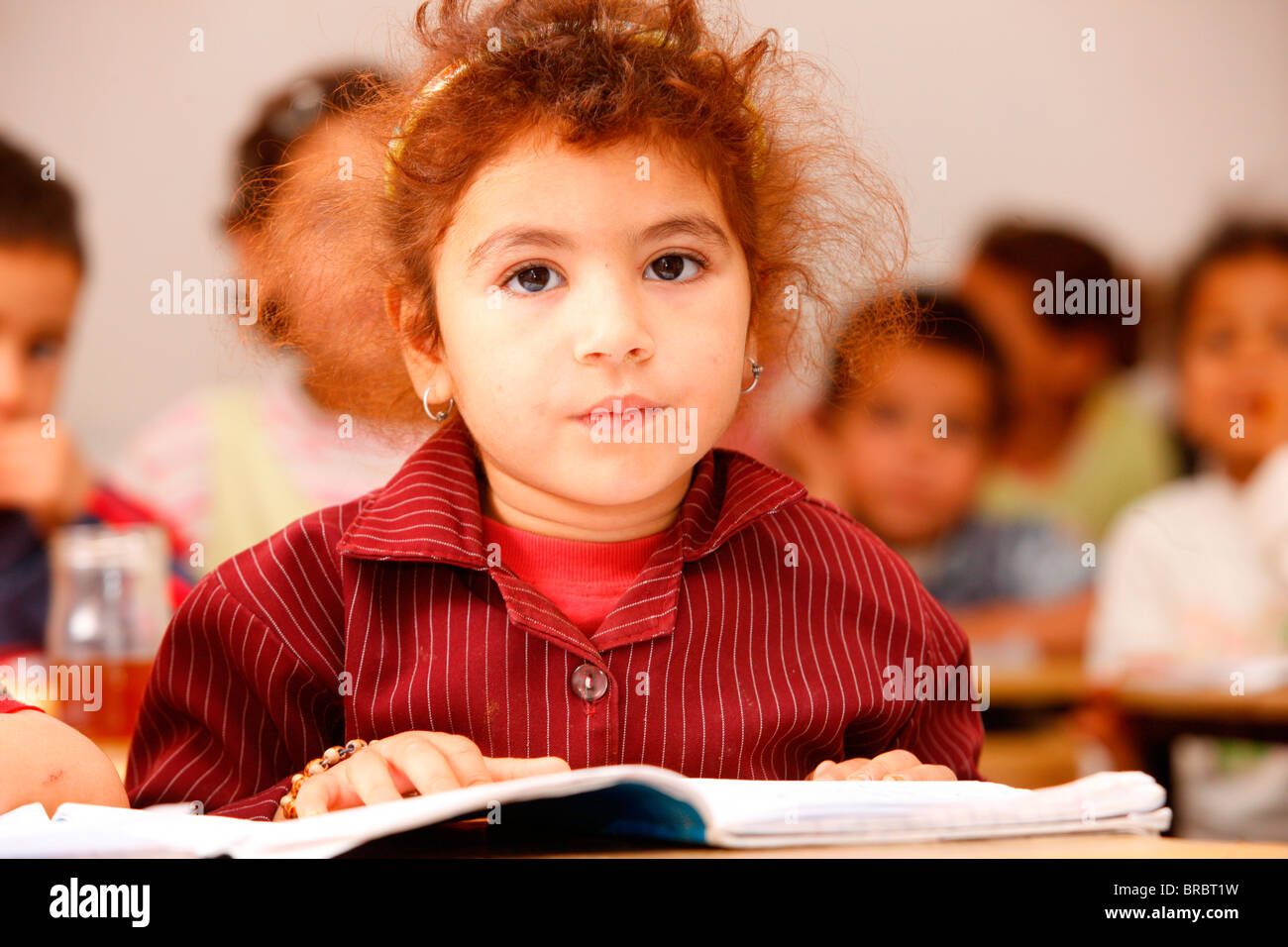 Grundschule, Taroudan, Marokko, Nordafrika Stockfoto