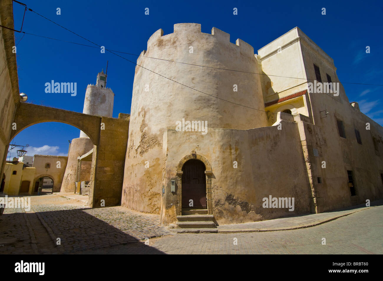 Die Portugiesen befestigte Stadt der Mazagan heute als UNESCO-Weltkulturerbe, El Jadida, Marokko, Nordafrika Stockfoto