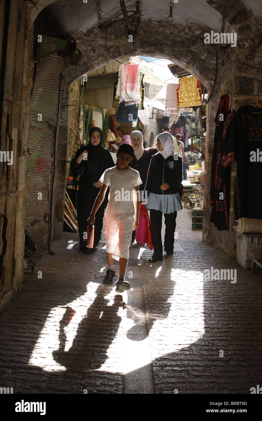 Altstadt, Hebron, Palästinensische Autonomiebehörde Stockfoto