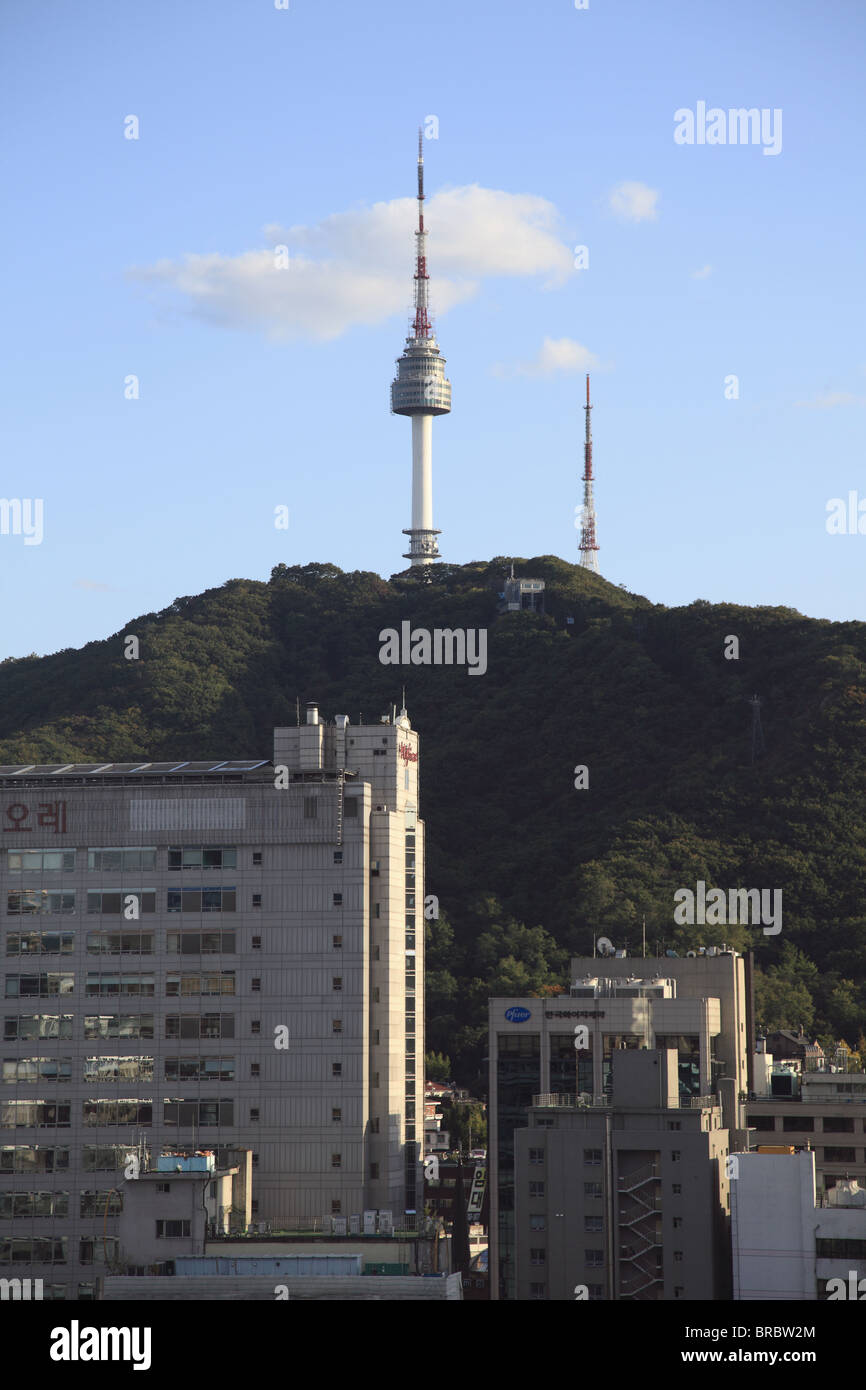 Seoul Tower, Seoul, Südkorea Stockfoto