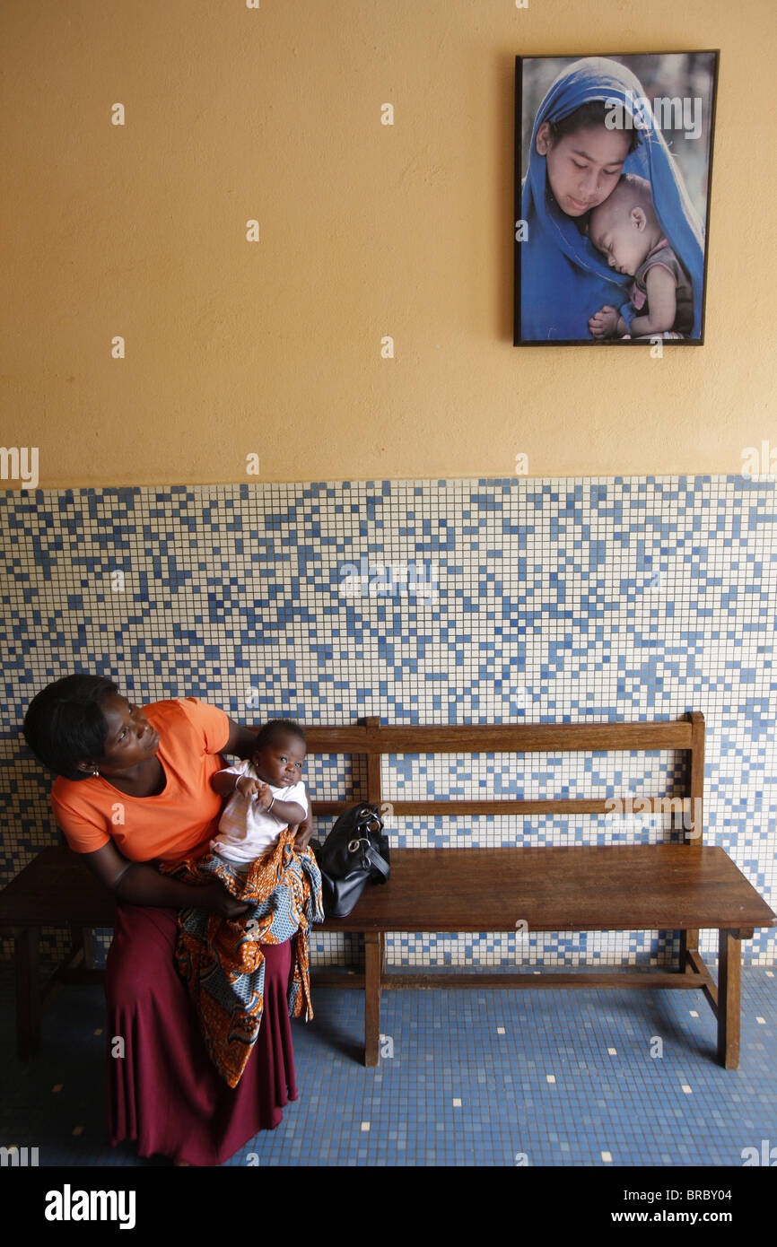 Kindergarten, Lome, Togo, Westafrika Stockfoto