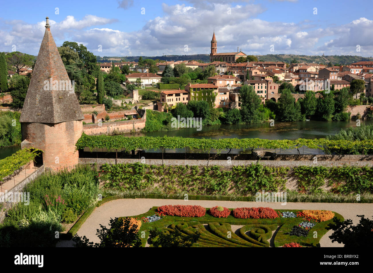 Frankreich, Albi, Berbie Palace Gardens Stockfoto