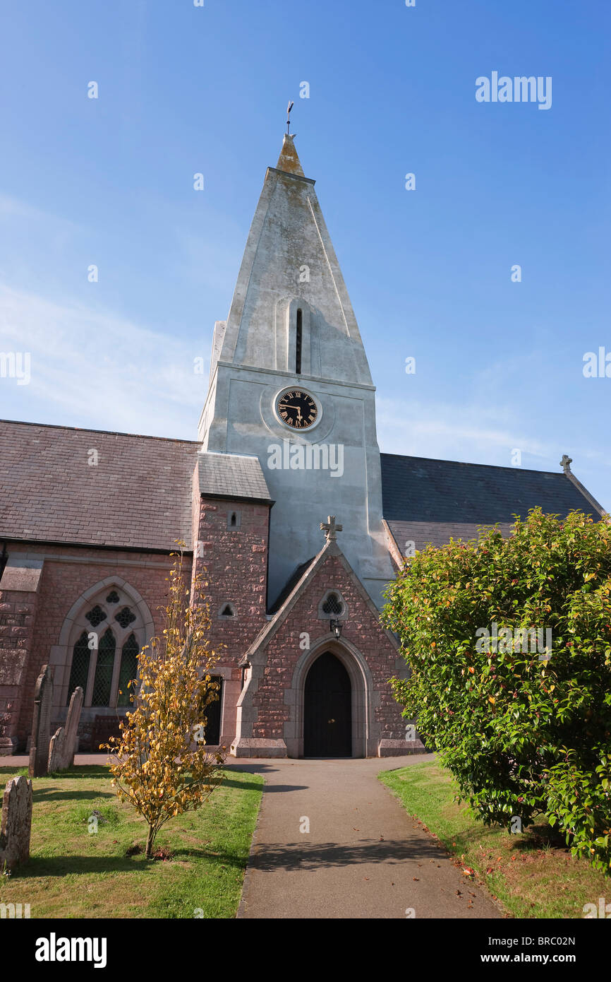 Dreiheit Pfarrkirche, Jersey, Kanalinseln, Großbritannien Stockfoto