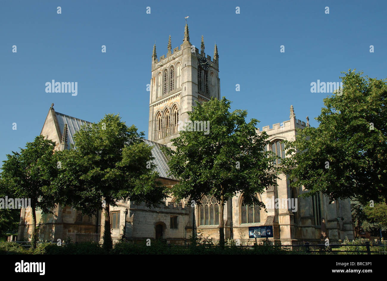 St Marys Kirche, Melton Mowbray, Leicestershire, England, UK Stockfoto