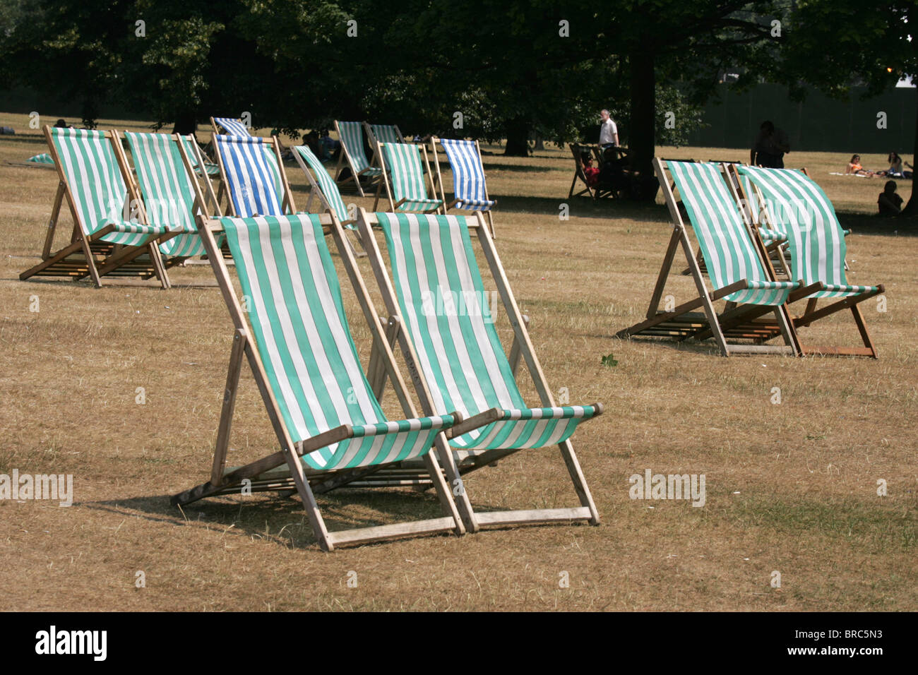 Sommer in der City, Hyde Park, London. Stockfoto