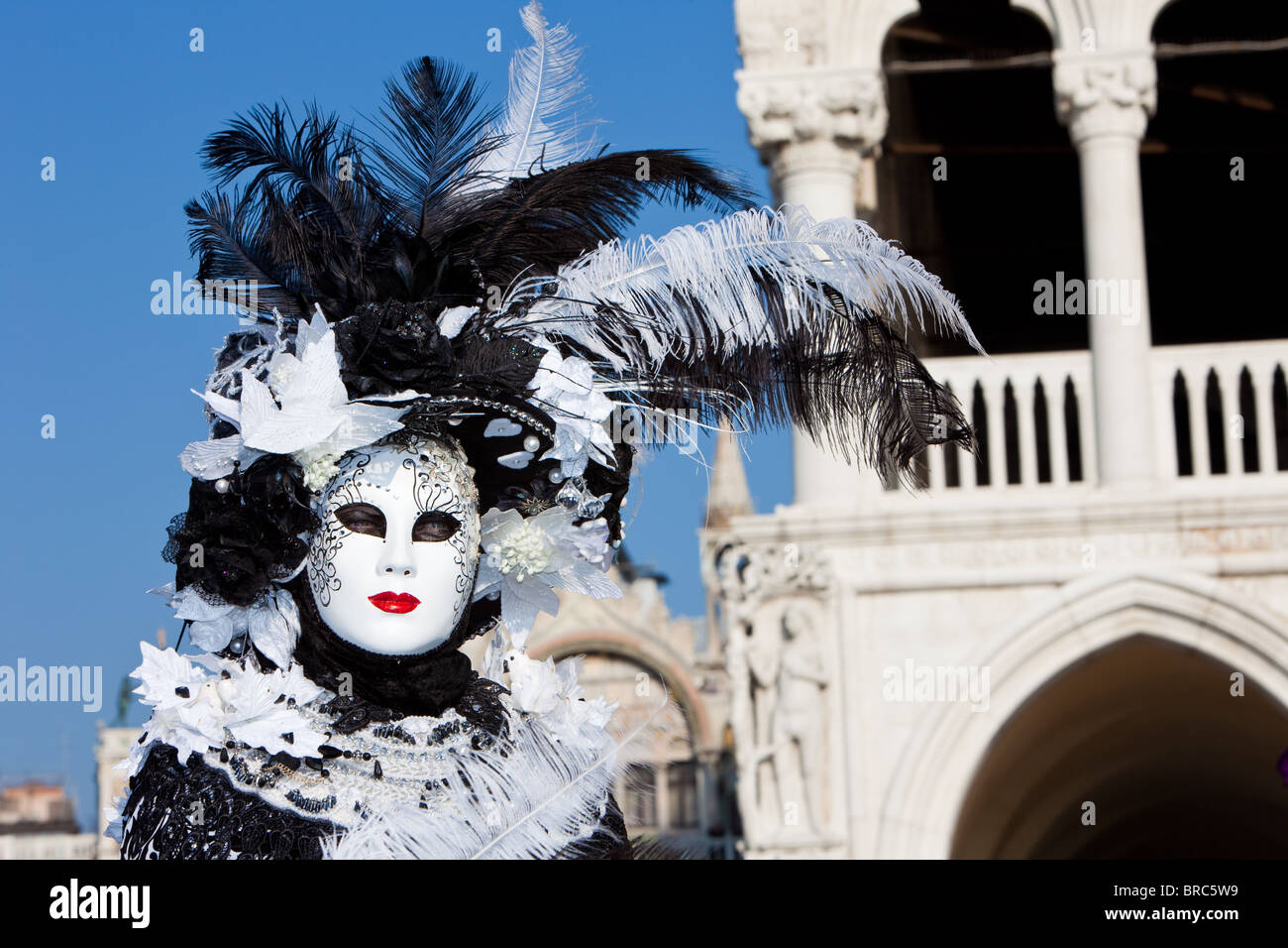 Venedig Karneval Kostüm Stockfoto