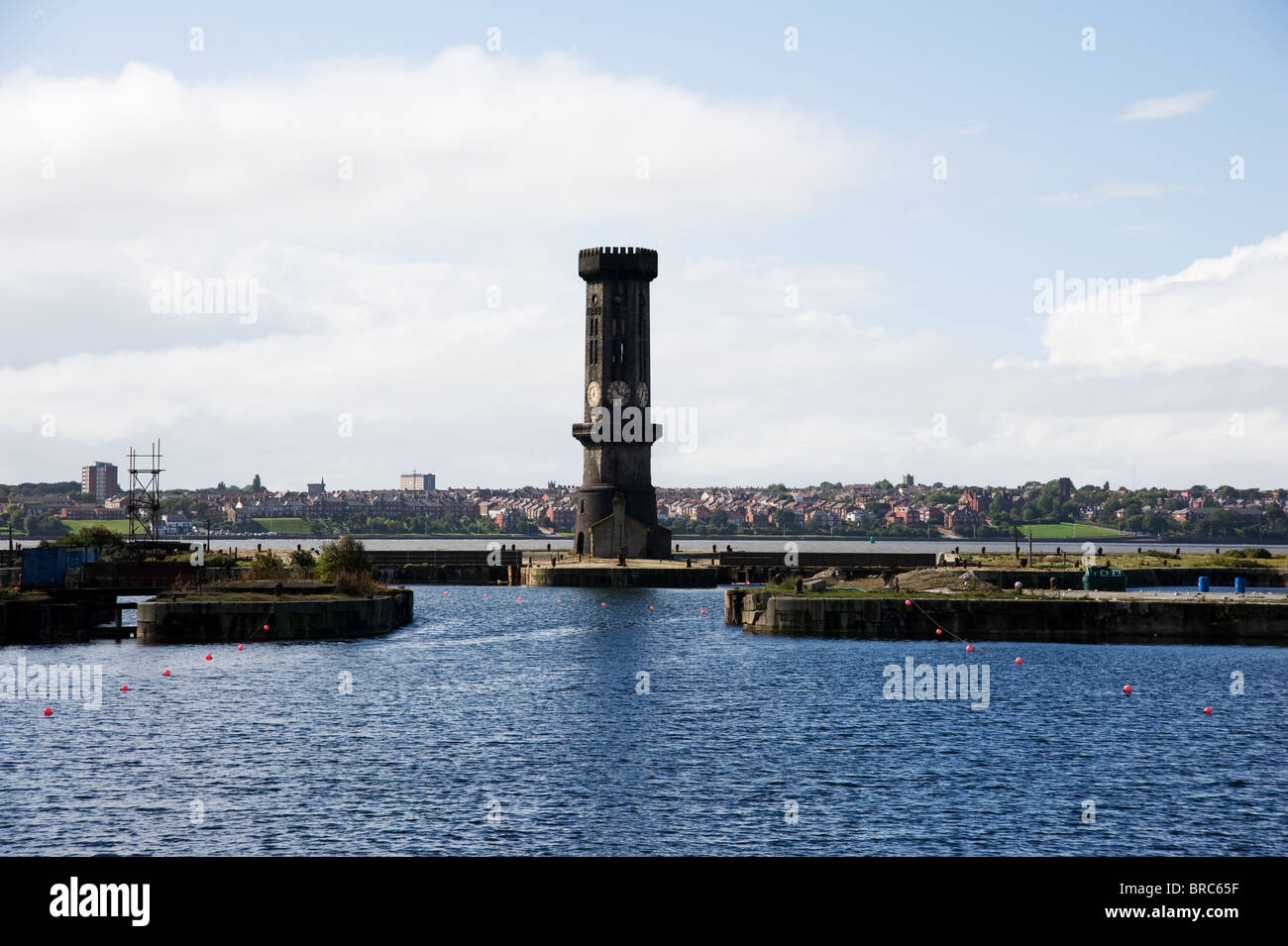 Victoria Tower am Mersey Eingang Stanley Dock Stockfoto