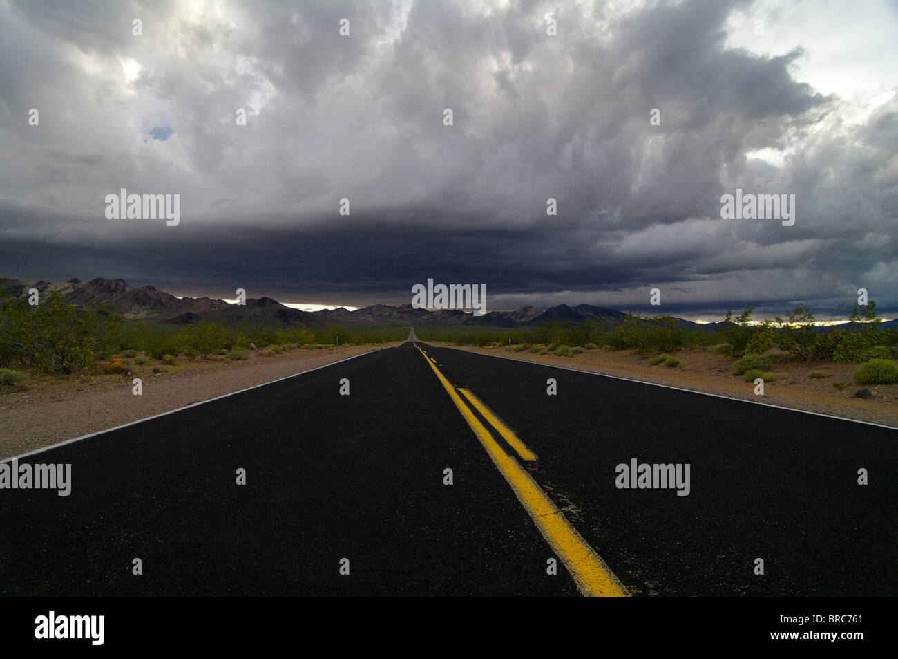 Highway 178 in Death Valley Nationalpark, Kalifornien, USA Stockfoto