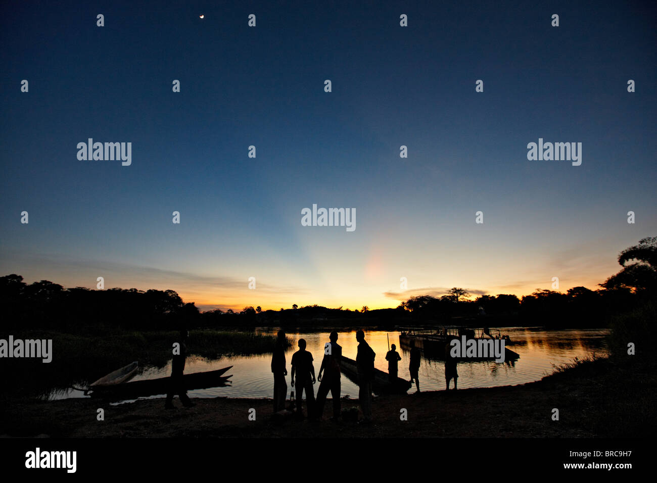 Mambere River, New Orleans, Zentralafrikanische Republik, Afrika Stockfoto