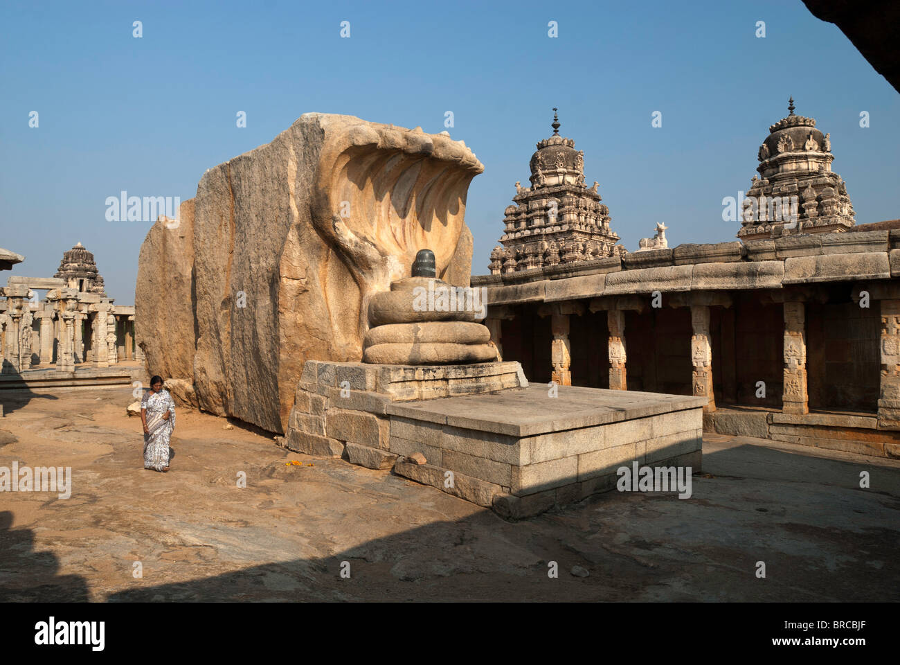 Veerabhadra Temple(16th century), Lepakshi, Andhra Pradesh. Stockfoto