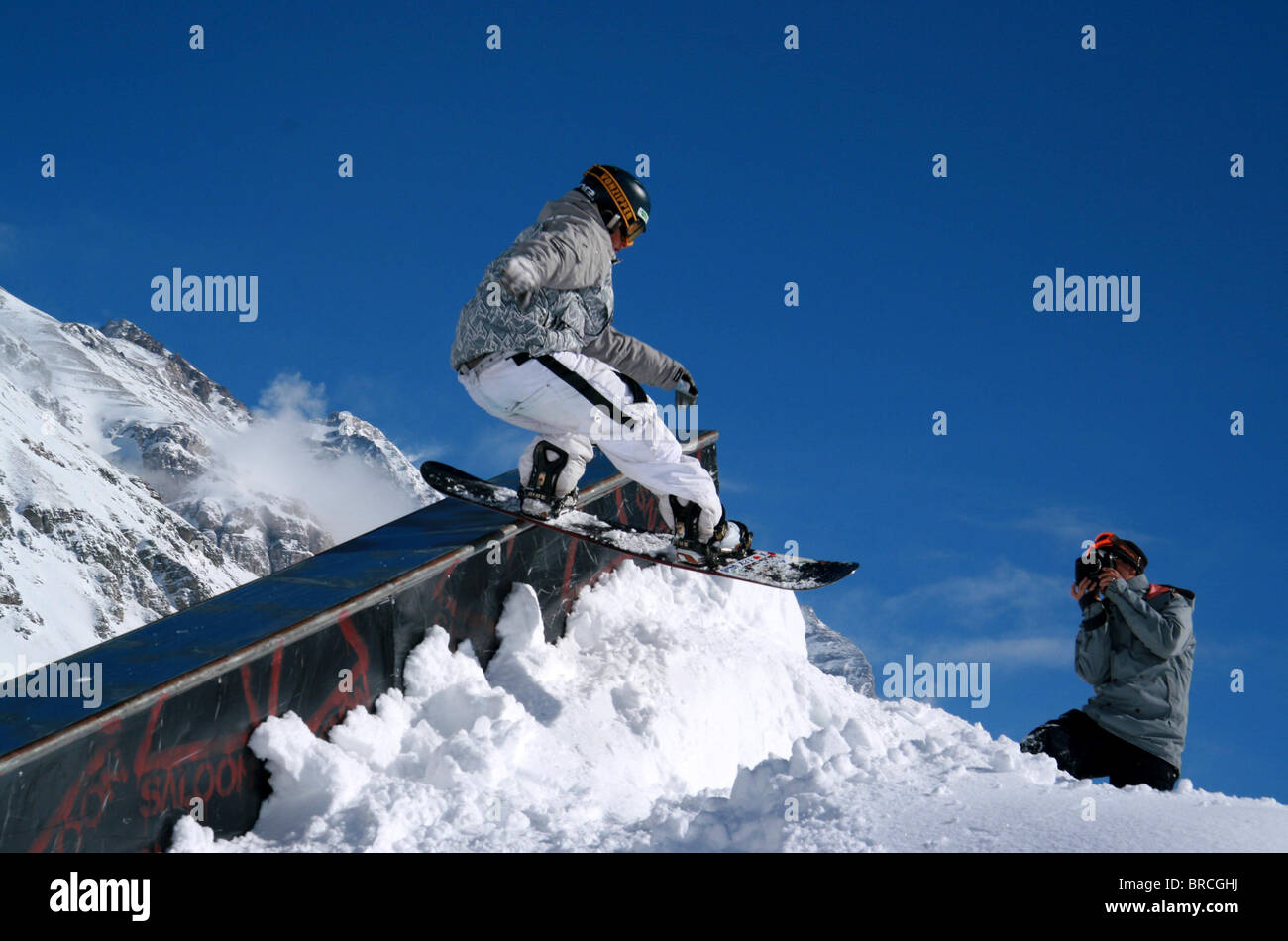 Xbox Big Day Out, Tignes, Frankreich Stockfoto