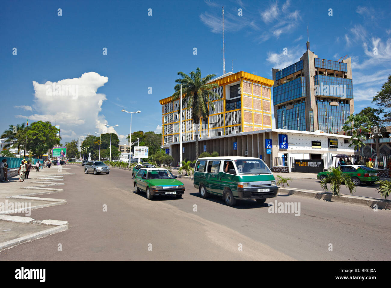 Avenue Patrick Lubumba, Brazzaville, Republik Kongo, Afrika Stockfoto