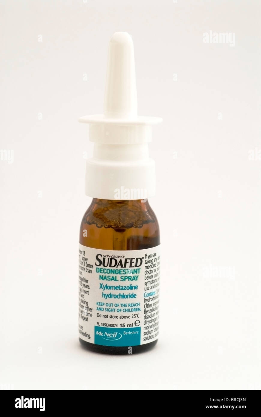 Sudafed Nasal Spray Stockfoto