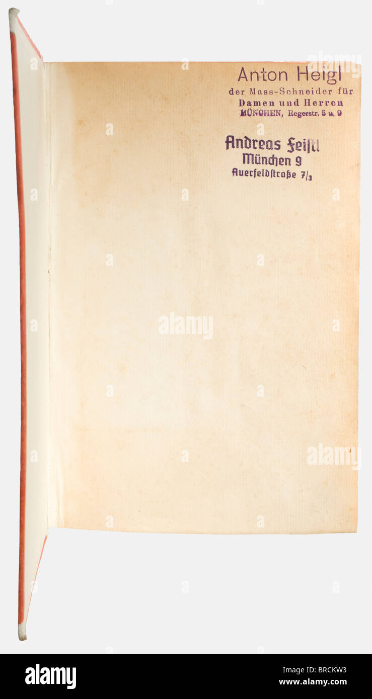 Adolf Hitler - Anton Heigl, Blut um Inhaberpapiere, die ...