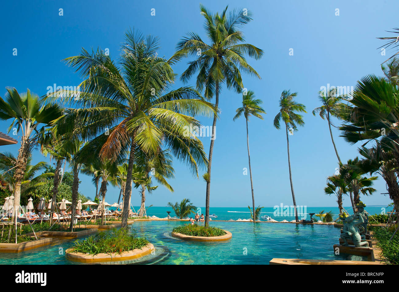 Anantara Hotels in Mae Nam Beach, Ko Samui Island, Thailand Stockfoto