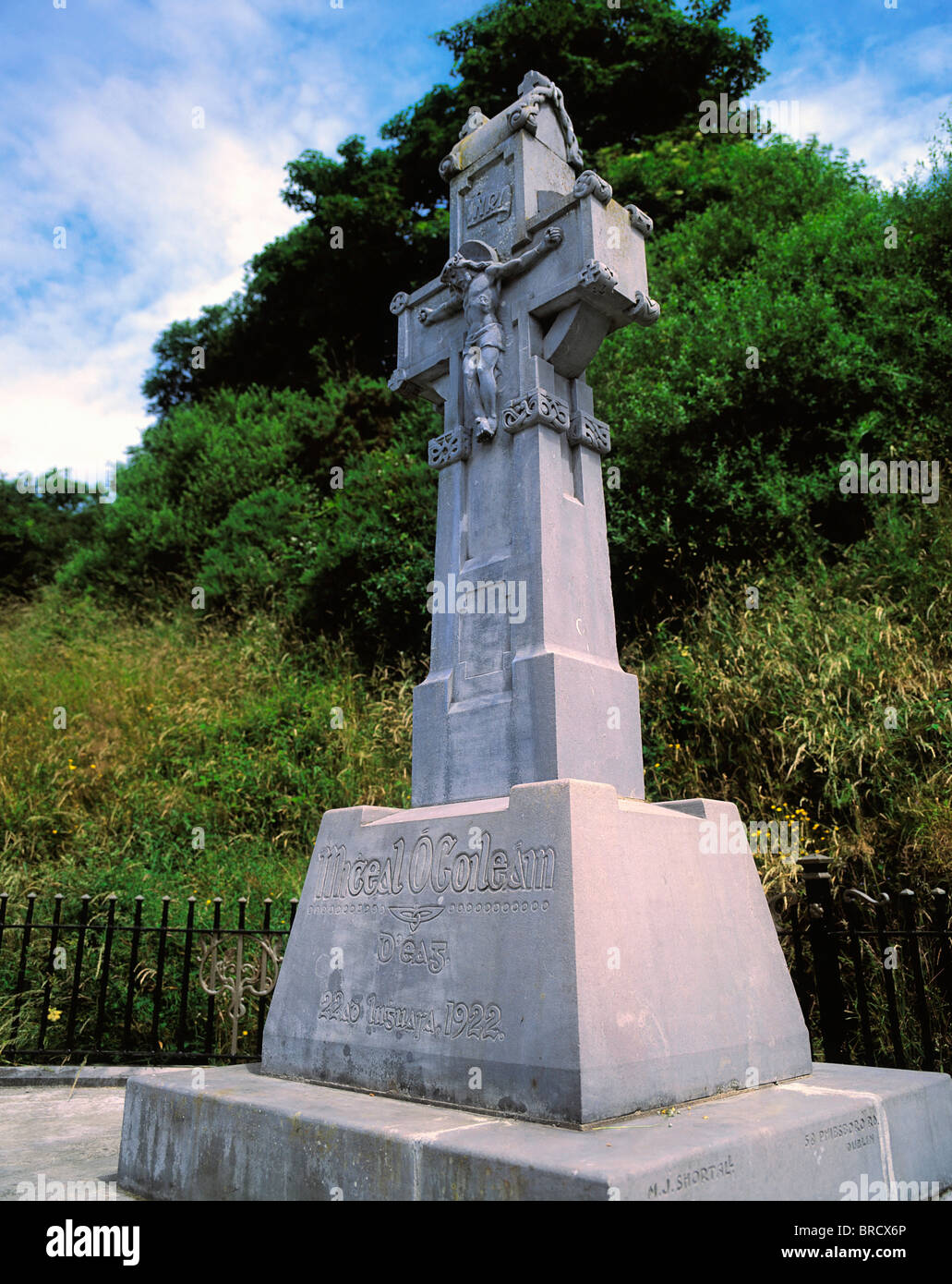 Michael Collins Memorial, Co. Cork, Irland; Denkmal für die irischen Revolutionsführers getötet während des irischen Bürgerkriegs im Jahre 1922 Stockfoto