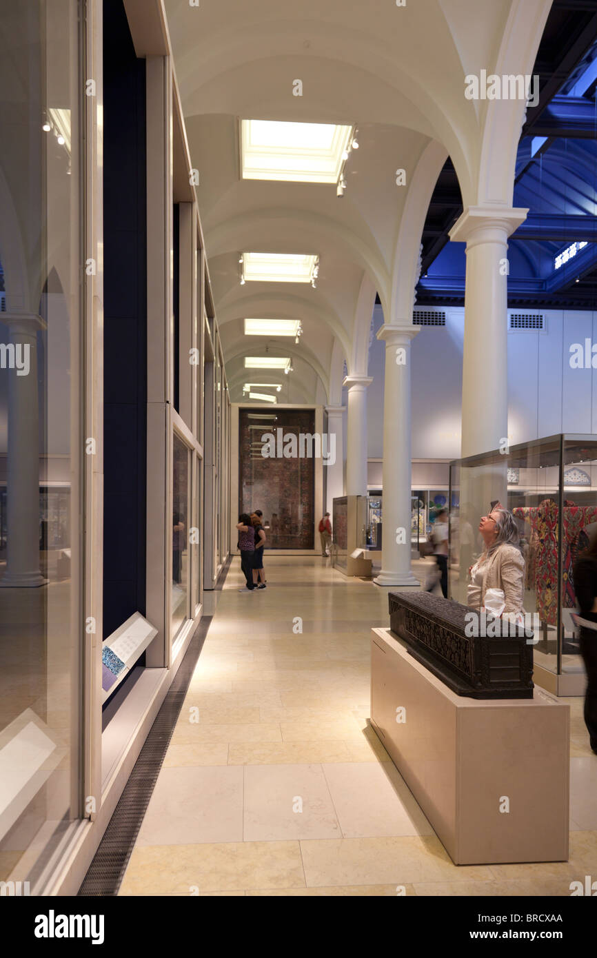 Islamischen Nahen Osten Zimmer im Victoria and Albert Museum Stockfoto