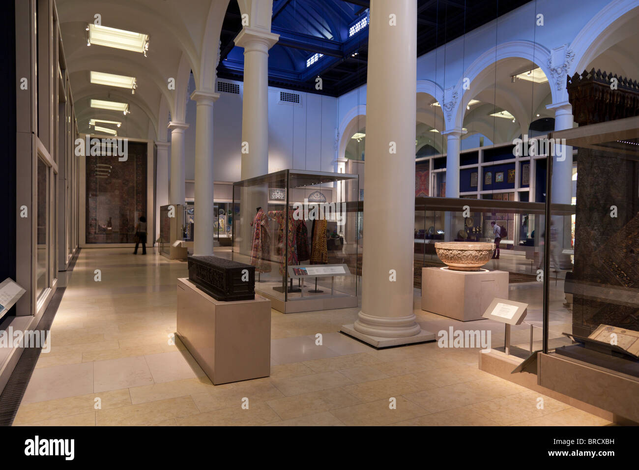 Islamischen Nahen Osten Zimmer im Victoria and Albert Museum Stockfoto