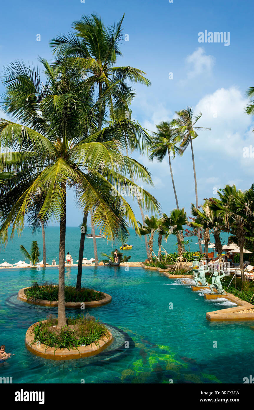 Anantara Hotels in Mae Nam Beach, Ko Samui Island, Thailand Stockfoto