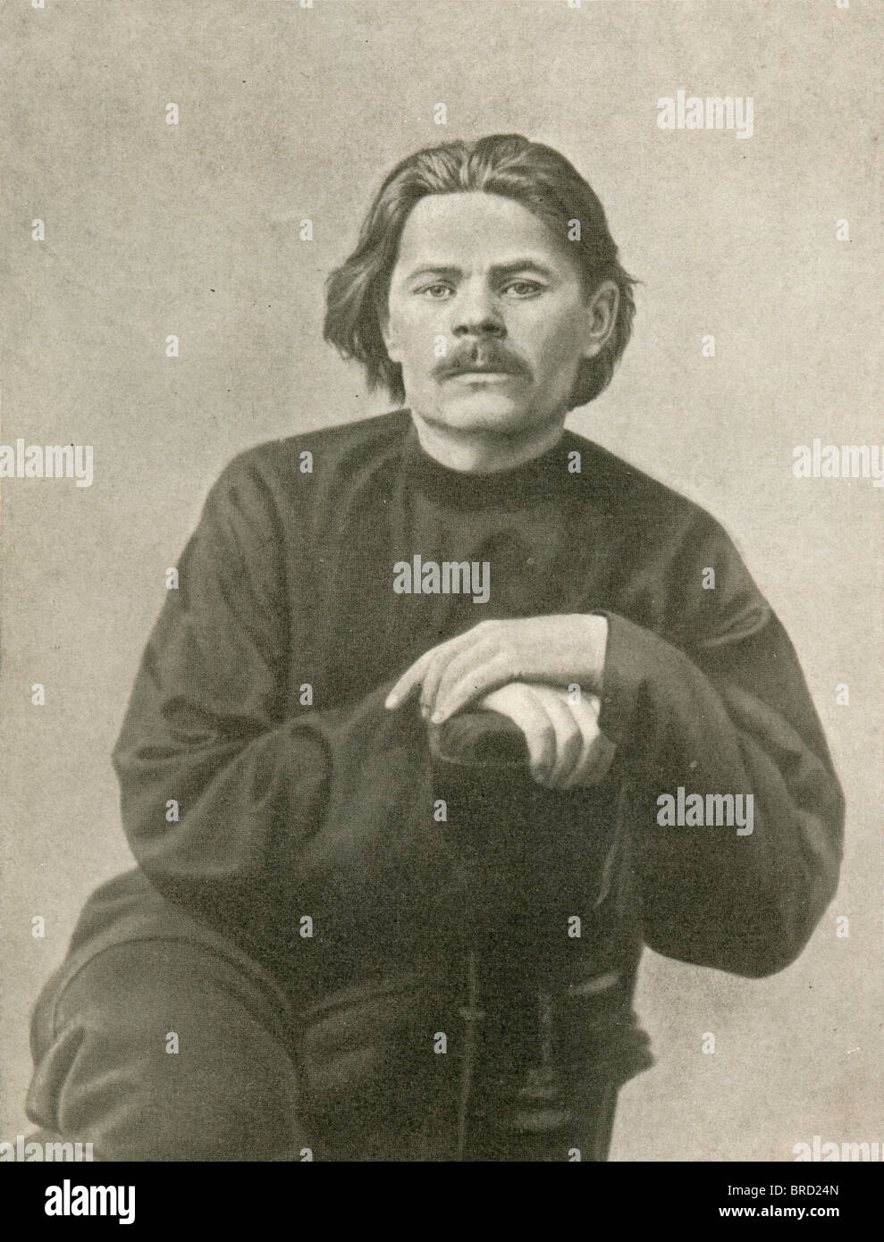 Schriftsteller Maxim Gorki Stockfoto Schriftsteller Maxim Gorki Stockfoto