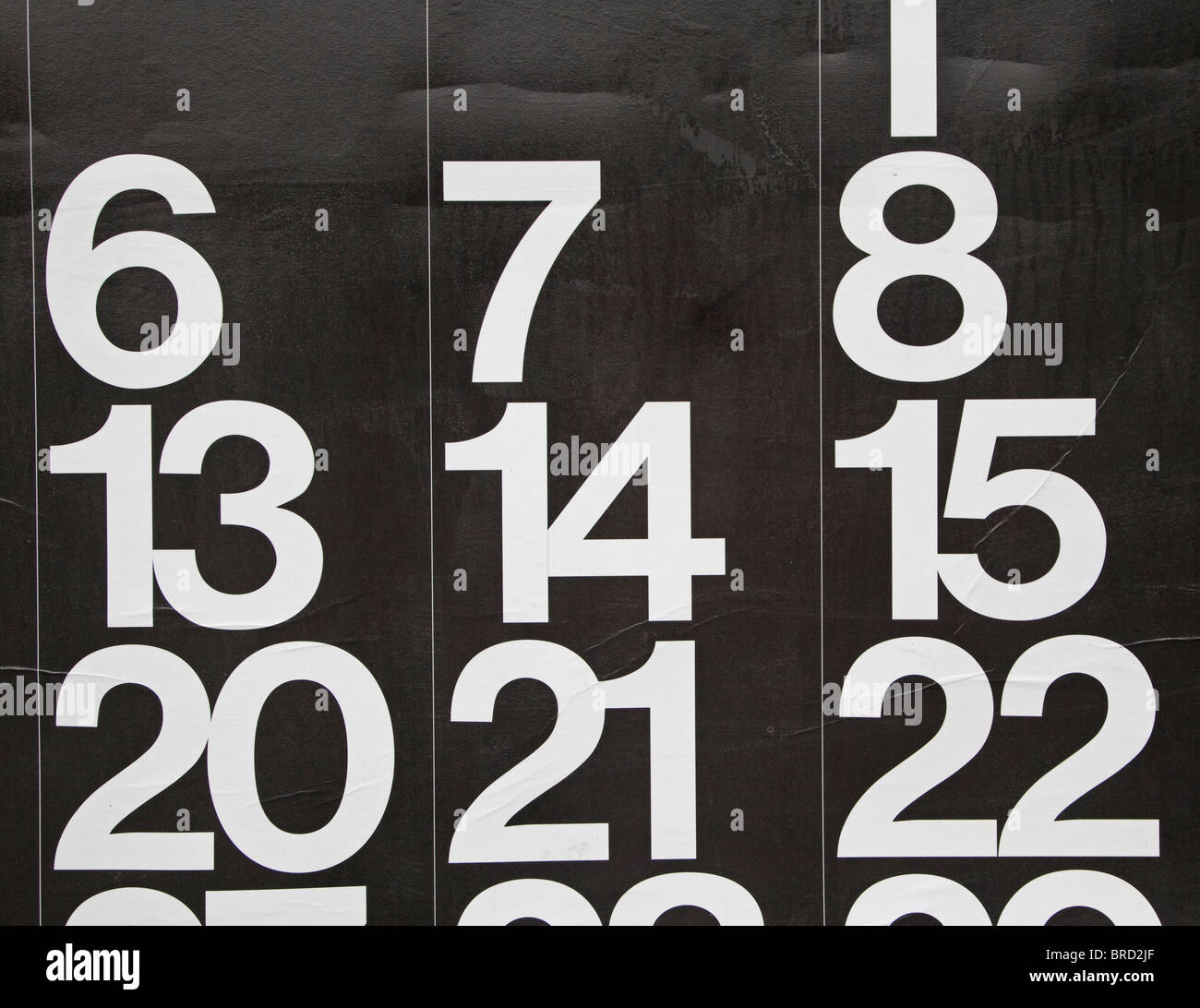 Fette zahlen -Fotos und -Bildmaterial in hoher Aufl&ouml;sung - Seite 6 - Alamy