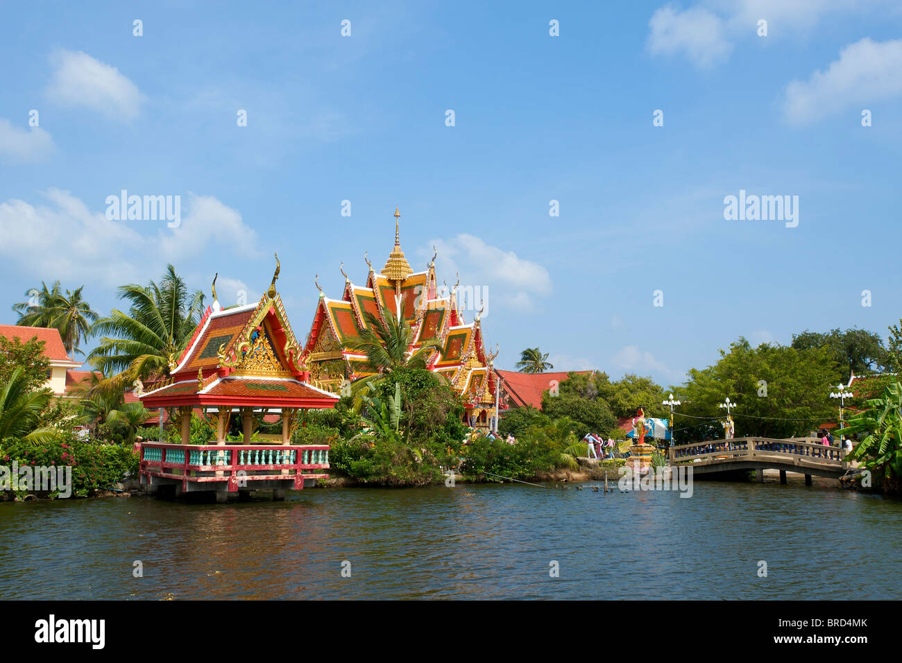 Tempel in Bo Phut, Ko Samui Island, Thailand Stockfoto