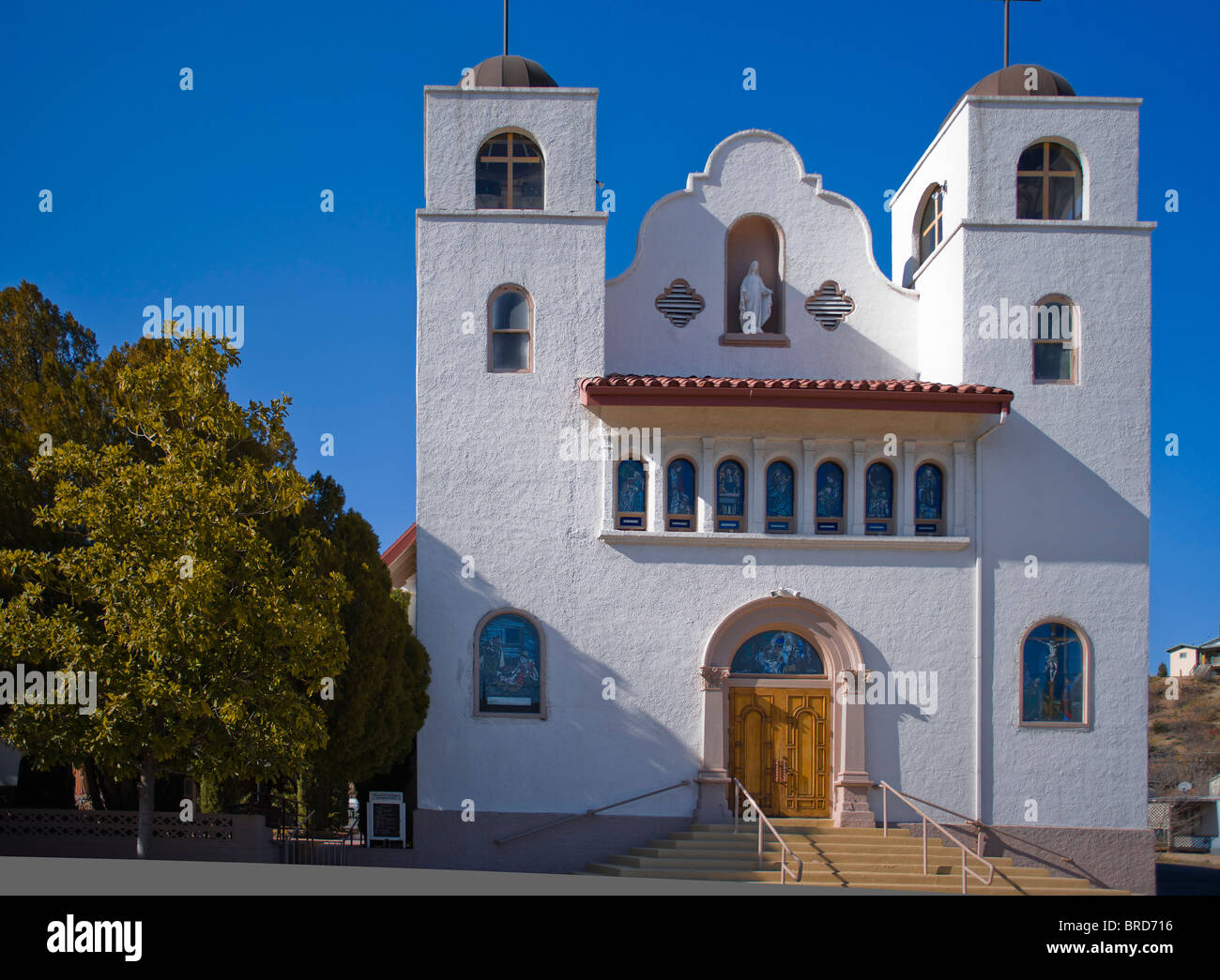 Alte spanische Mission Stockfoto