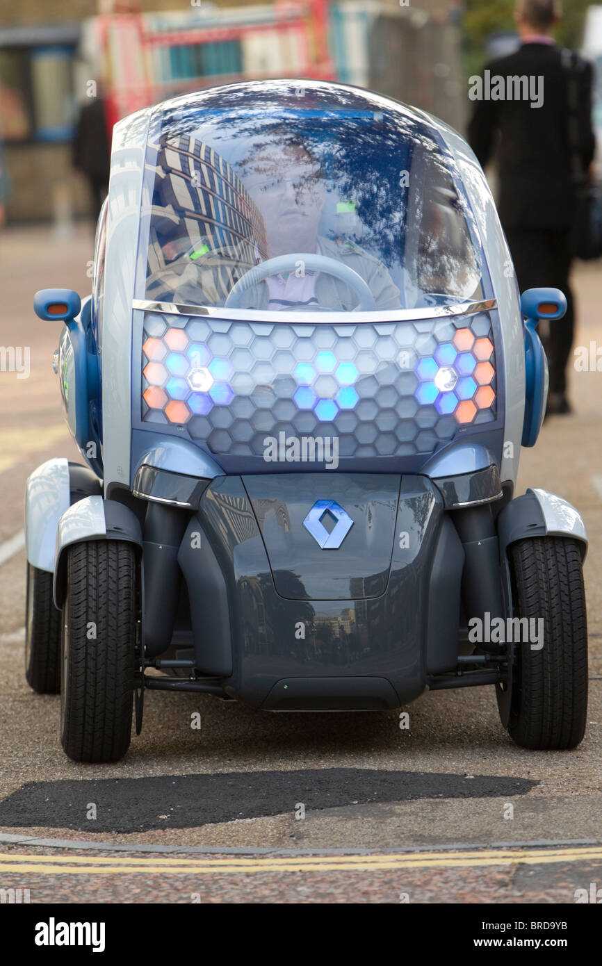 Der merkwürdig aussehende Cityflitzer von Renault, der Twizy Stockfoto