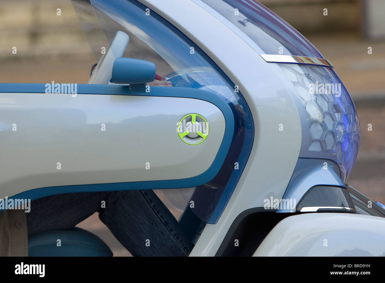 Der merkwürdig aussehende Cityflitzer von Renault, der Twizy Stockfoto