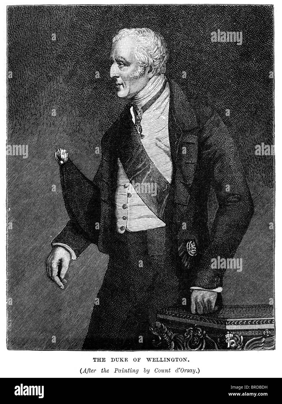 Feldmarschall Arthur Wellesley, 1. Duke of Wellington (1769-1852) war ein Anglo-Irischer Soldat Stockfoto