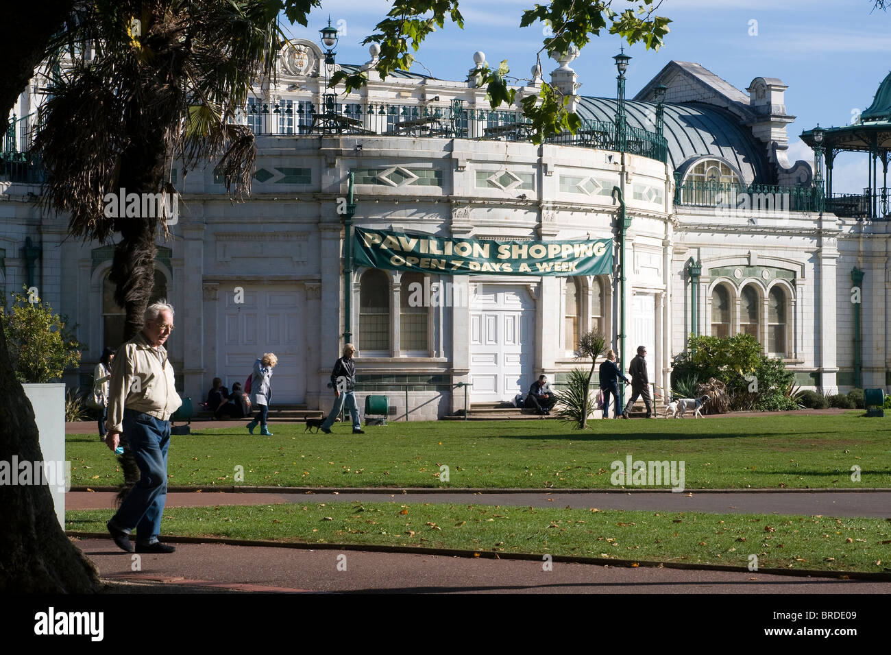 Der Pavillon, Torquay, Devon, UK, viktorianische Bau Stockfoto