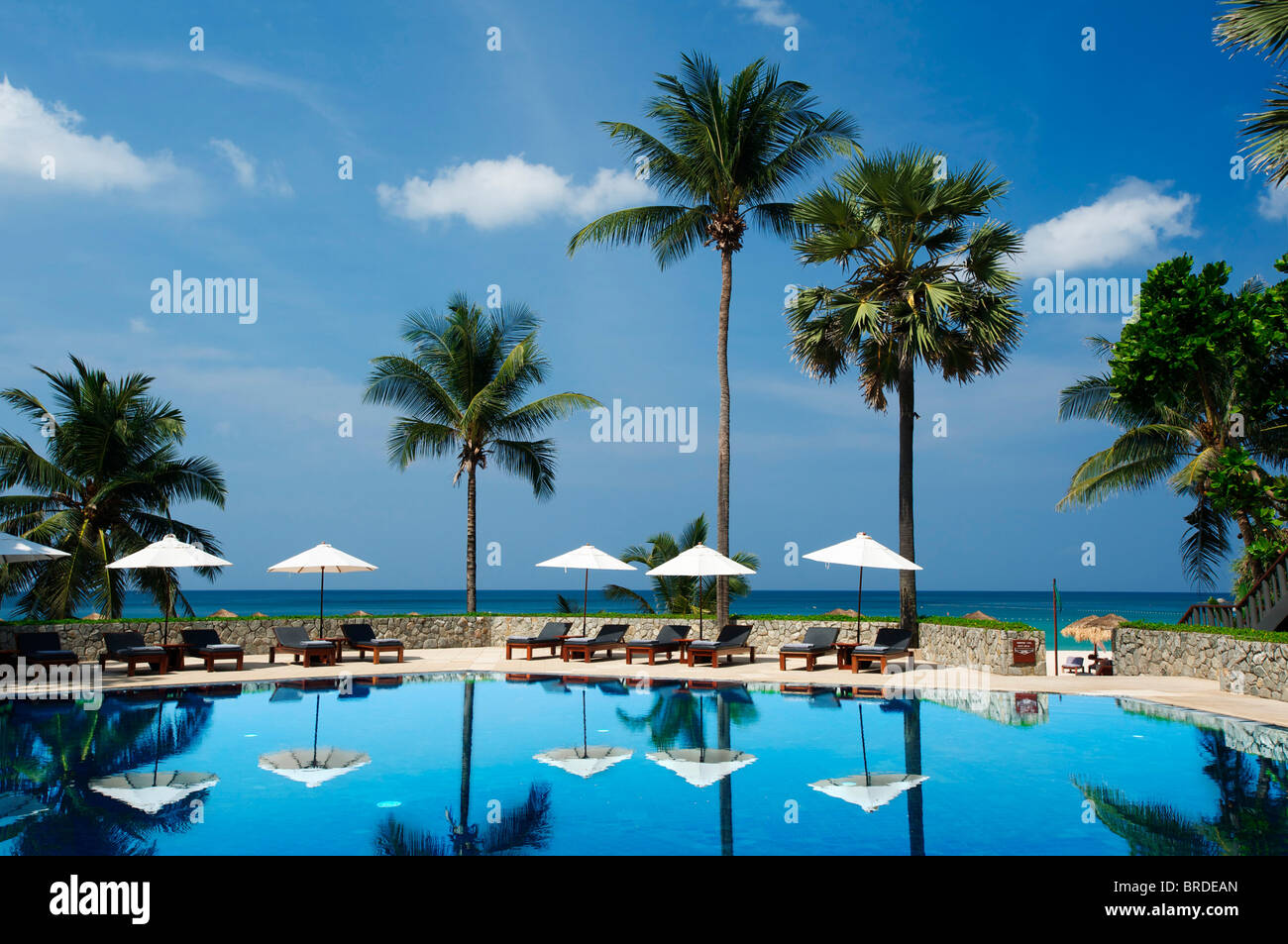 Chedi Resort bin Pansea Beach, Phuket, Thailand Stockfoto