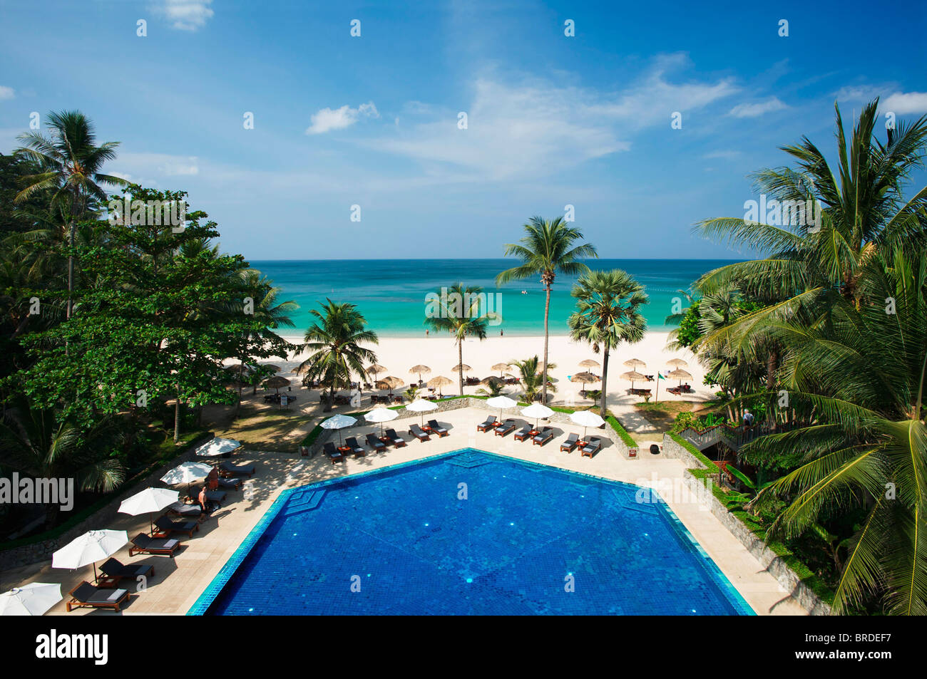 Chedi Resort, Pansea Beach, Phuket, Thailand Stockfoto