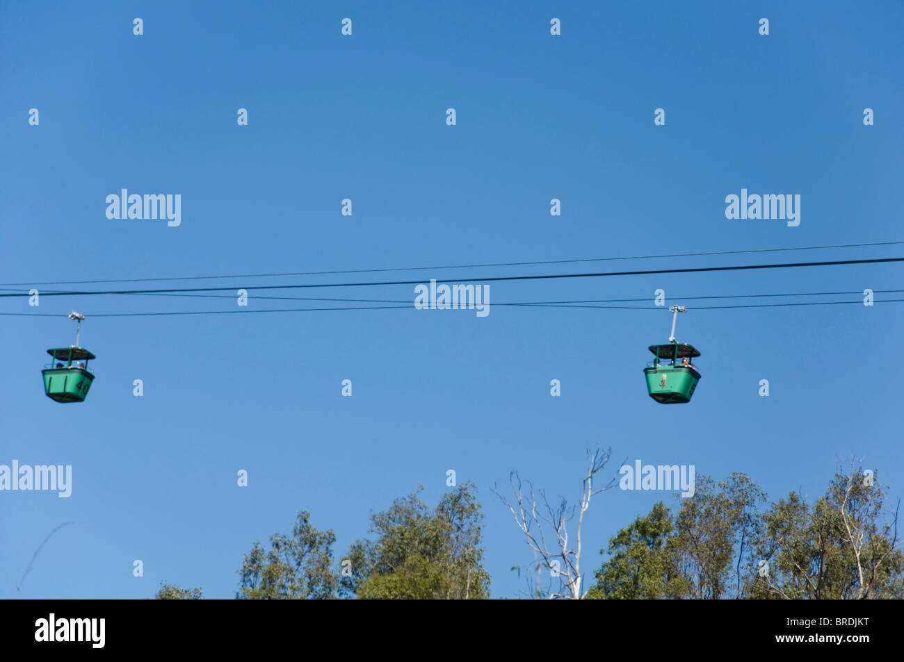 Seilbahn Stockfoto