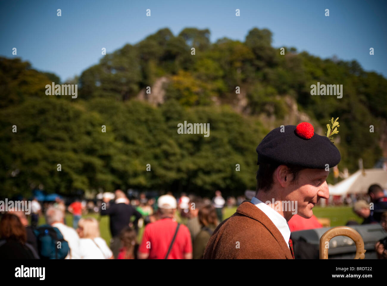 Die Oban-Show im Argyle & Bute, Schottland. Landwirtschaftsausstellung mit Vieh, regionale Produkte und Auszeichnungen. Stockfoto