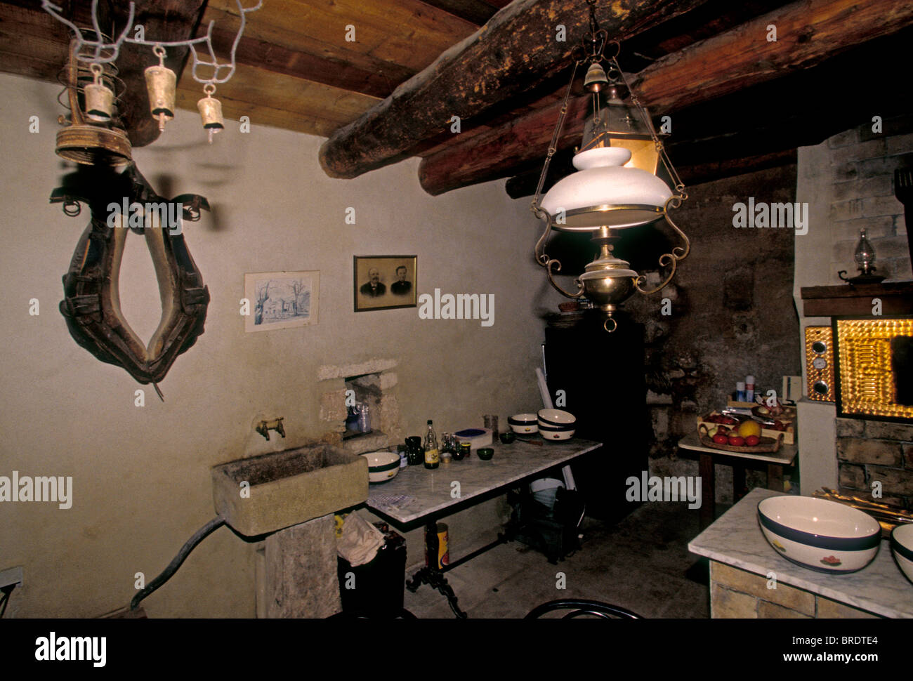 Mas de la Pyramide, provenzalischen Bauernhof, Stadt, Saint-Remy-de-Provence, Provence, Frankreich, Europa Stockfoto