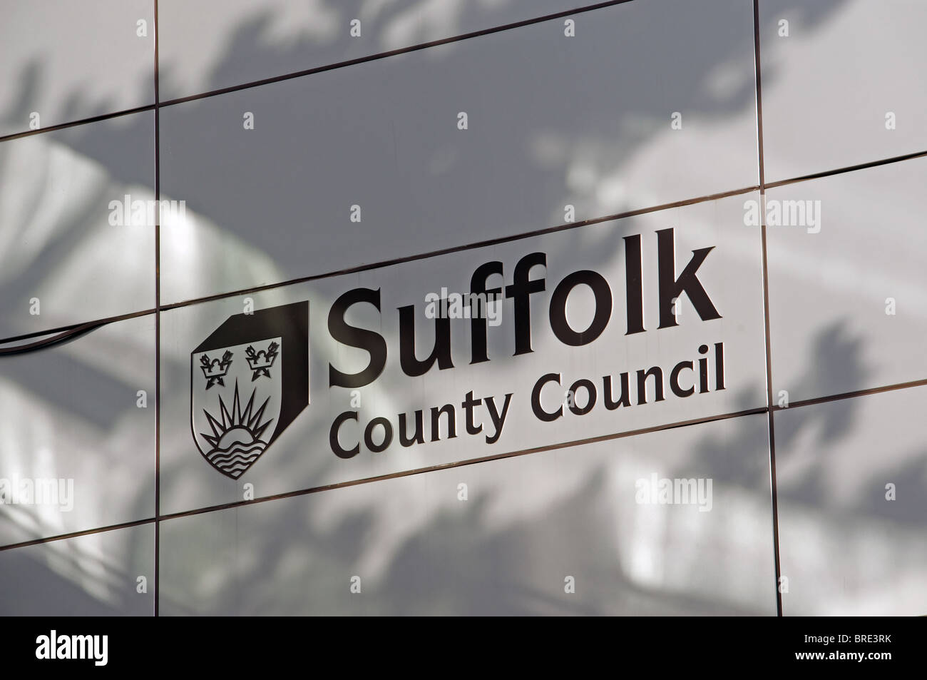 Suffolk County Council Hauptsitz, Ipswich, Suffolk, England. Stockfoto