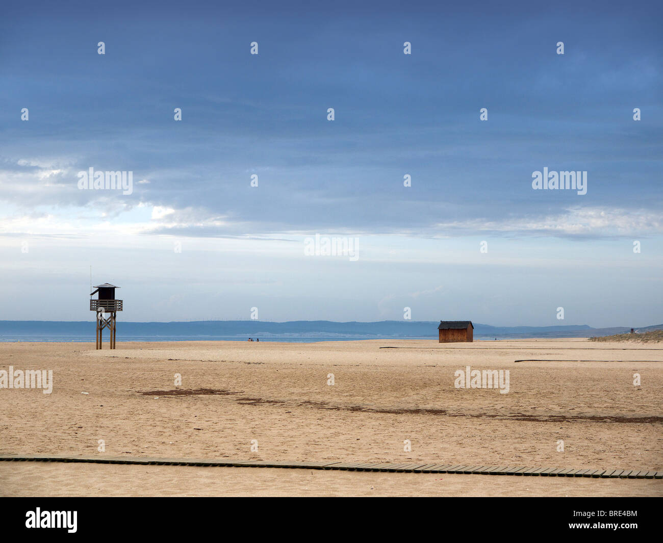 Bay Watch an den Stränden der Costa De La Luz, Spanien Stockfoto