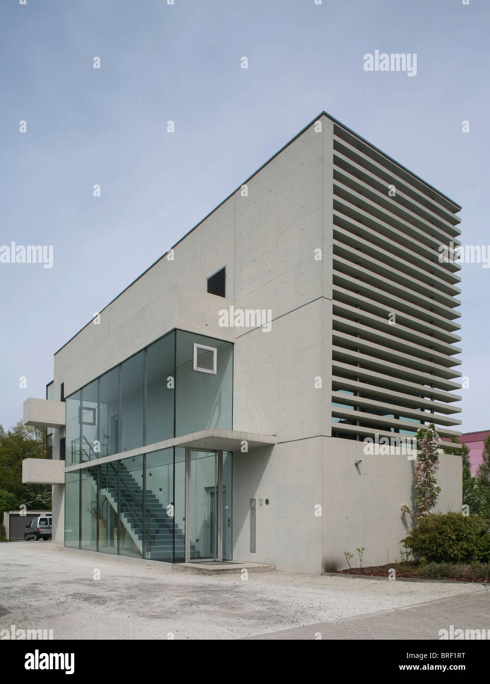 Modernes Bürogebäude, Gelsenkirchen, Ruhrgebiet, Nordrhein-Westfalen, Deutschland, Europa Stockfoto