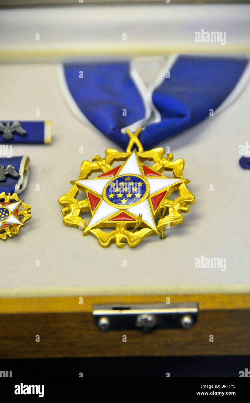 Presidential Medal of Freedom Samuel Moore Walton Wal-Mart Besucherzentrum Bentonville, Arkansas Stockfoto