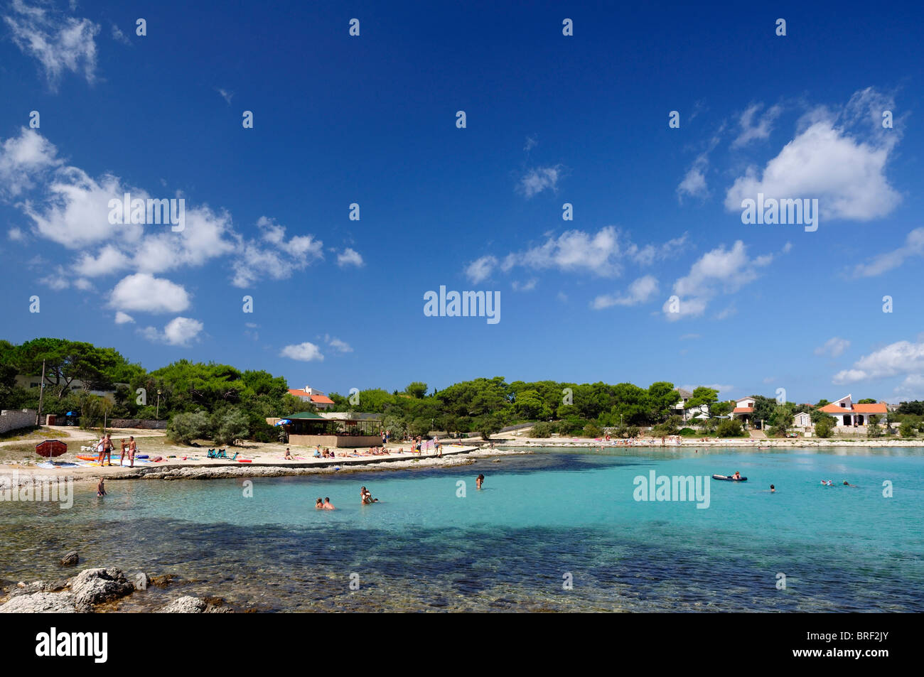 Strand-Sotorisce (Sotorišće) auf der Insel Silba, Kroatien Stockfoto