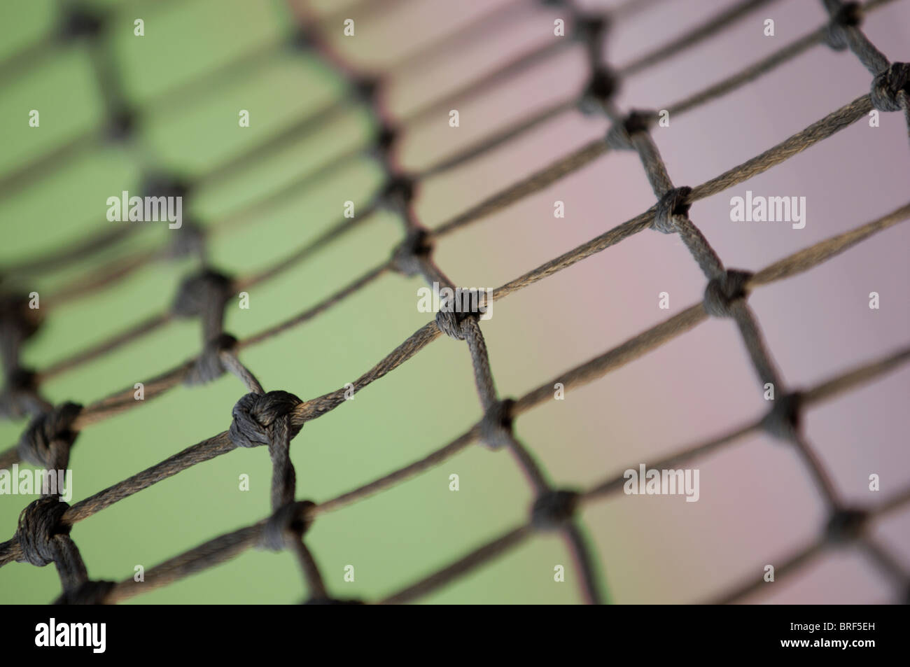 Nahaufnahme des Tennis Netto Stockfoto