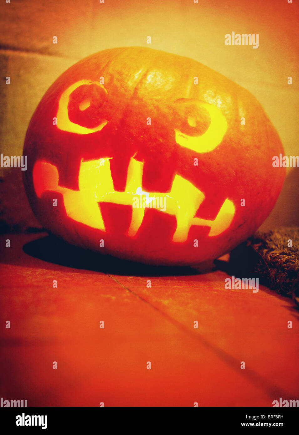 Halloween-Kürbis Stockfoto