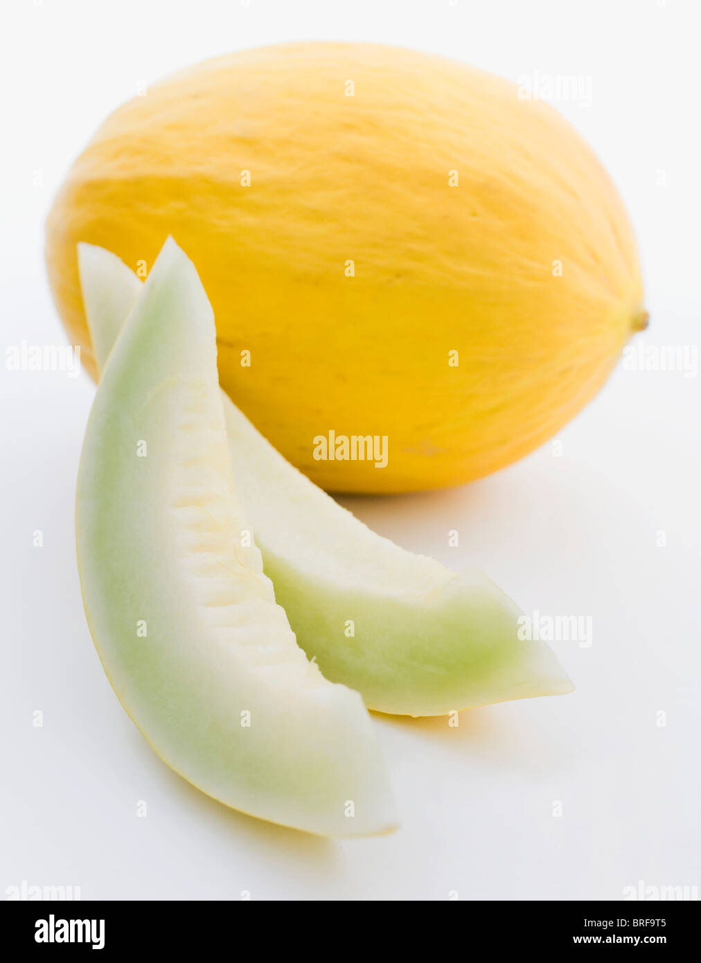 Kanarische Melone, close-up Stockfoto
