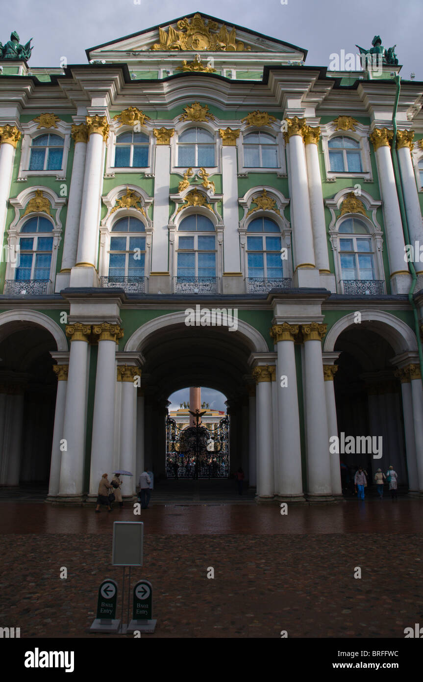 Zimny Dvorets Winterpalais erdet Mitteleuropa St.Petersburg Russland Stockfoto