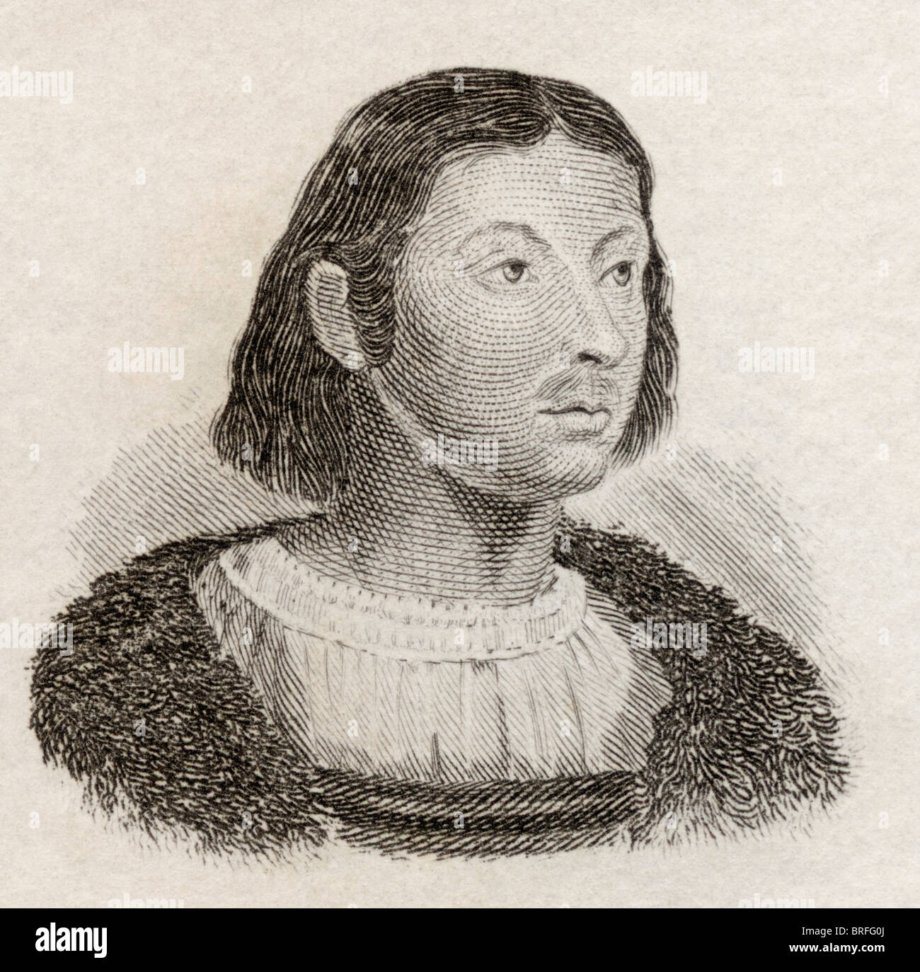 Giovanni Boccaccio, 1313-1375. Italienischer Schriftsteller, Dichter, Renaissance-Humanist und Autor. Stockfoto
