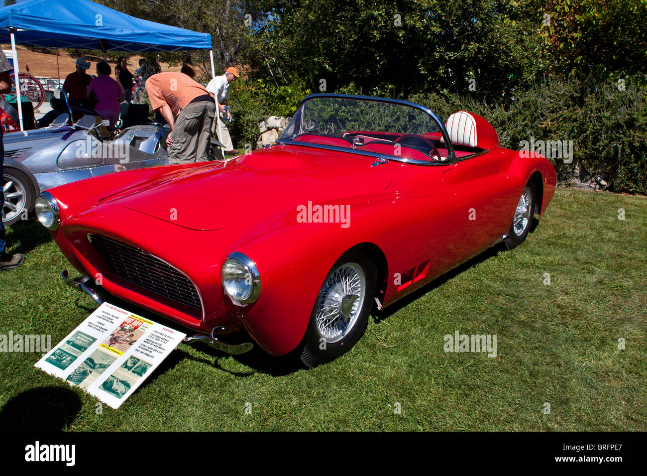 1958 Moore Hemi Roadster auf 2010 Eisenstein Concours d ' Elegance Stockfoto