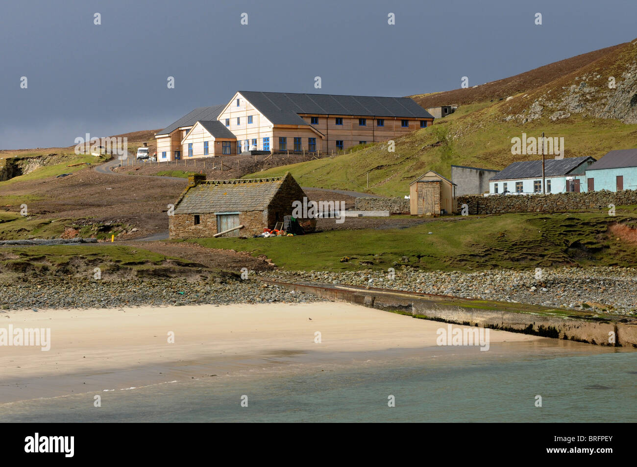 Fair Isle Bird Observatory Shetland Schottland National Trust Stockfoto