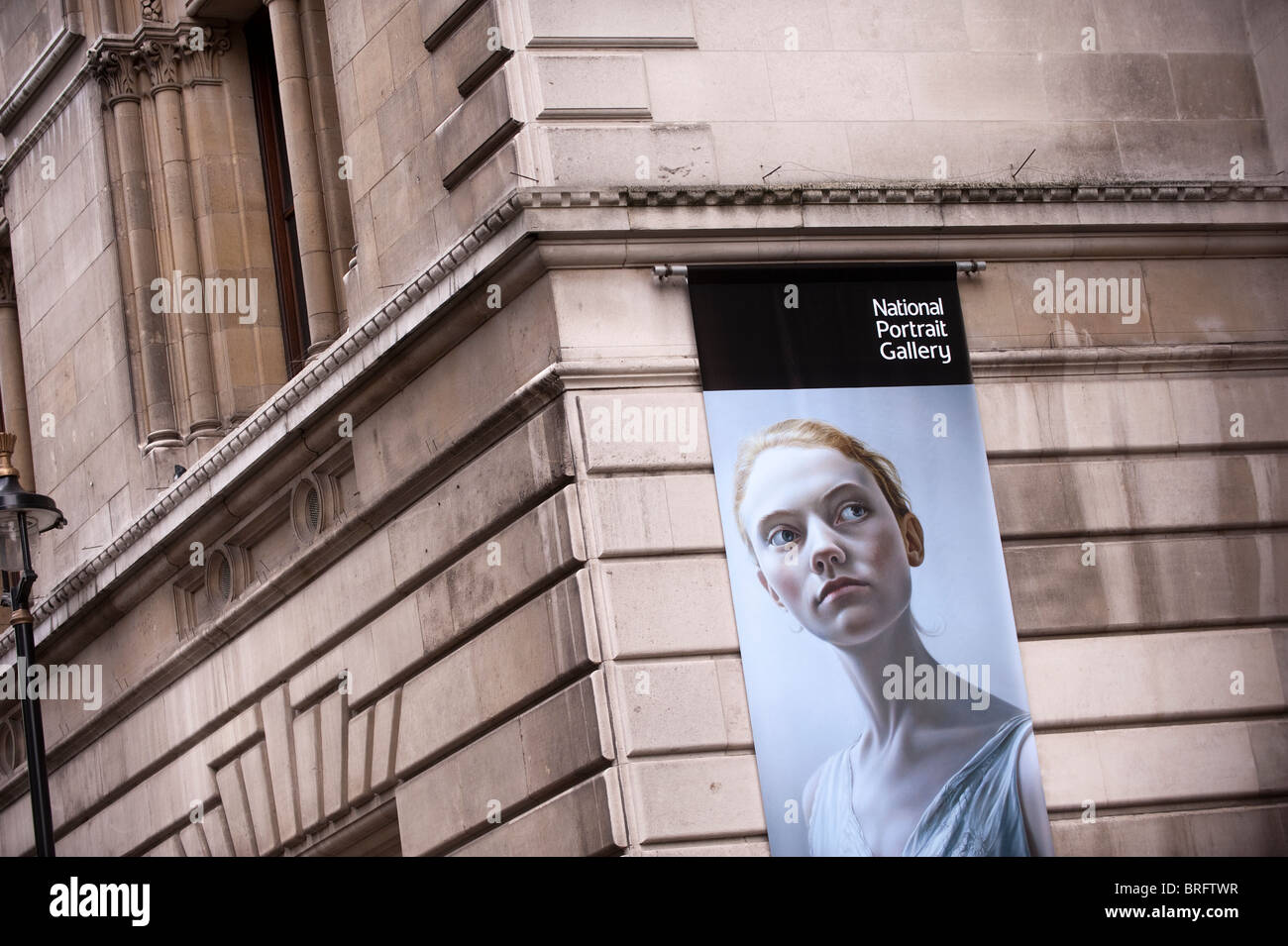 National Portrait Gallery Zeichen London UK Stockfoto