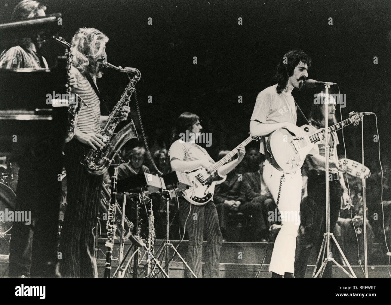 FRANK ZAPPA und den MOTHERS OF INVENTION - US rock-Gruppe im Jahr 1968. Foto Laurens van Houten Stockfoto